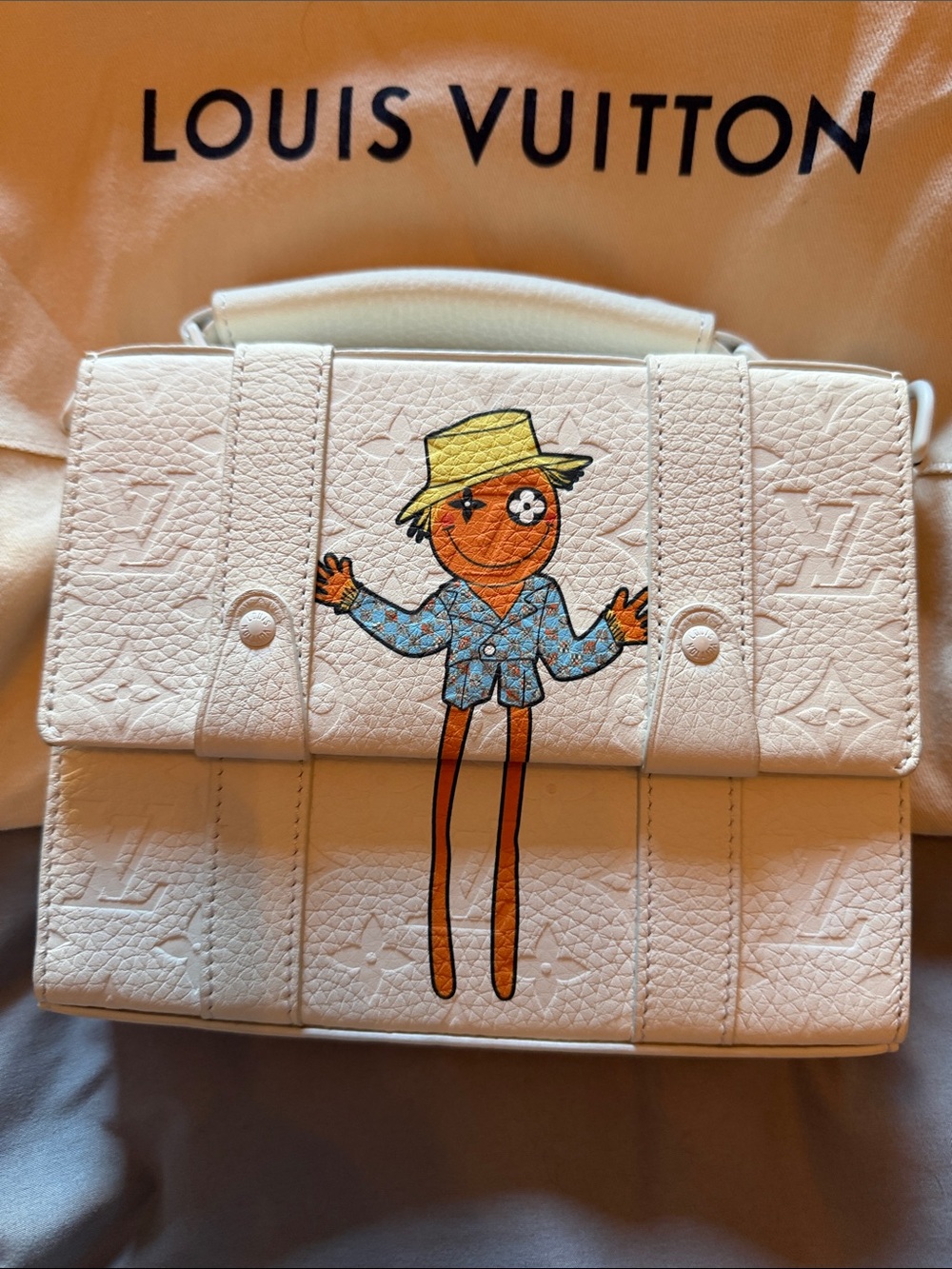 Louis Vuitton Limited Edition Flap Soft Trunk Bag from Abloh’s 2021 collection